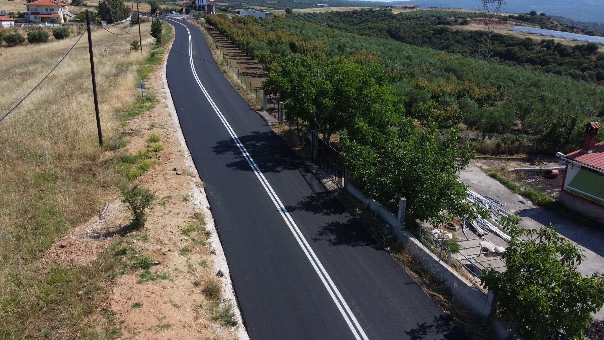 Νέος ασφαλτοστρωμένος δρόμος στα Σήμαντρα