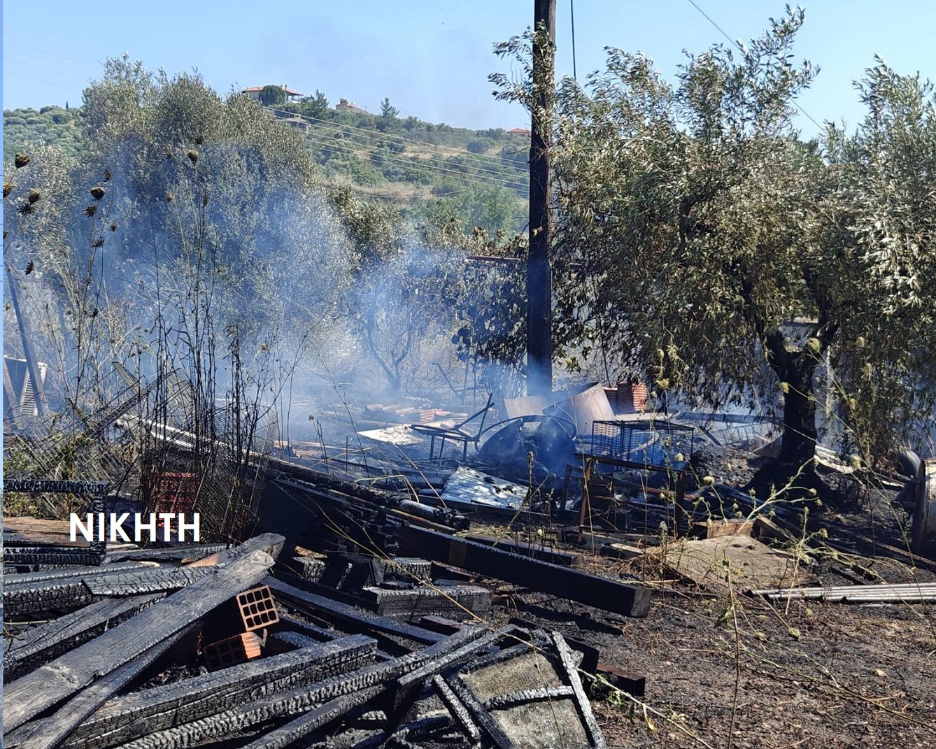 Πυρκαγιά στη Νικήτη