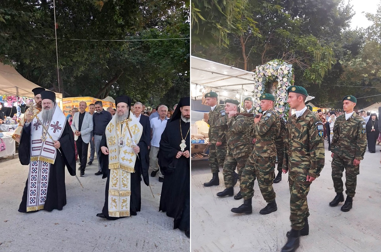Στιγμιότυπο από τη λιτανεία της Αγίας Μαρίνας Στιγμιότυπο από τη λιτανεία της Αγίας Μαρίνας